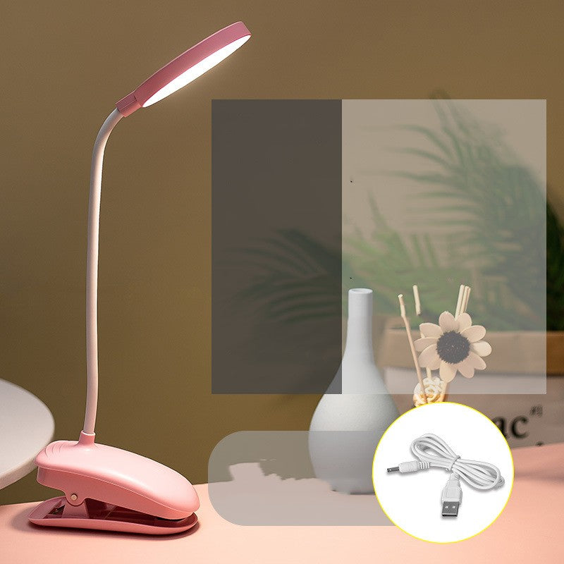Bright LED Table Lamp Study Desk Reading Book Lamp Eye-care Bedside Bedroom Battery Desk Light For Student Office LED Stand Decorative Table Lamp Cute Study Lamps for Bedroom Décor