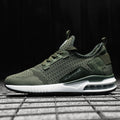 Womens Light Weight Running Sneakers Air Sole Breathable High Quality Sport Women Mesh Running Casual Slip On Flats Comfortable Walking Air Cushion Sneakers