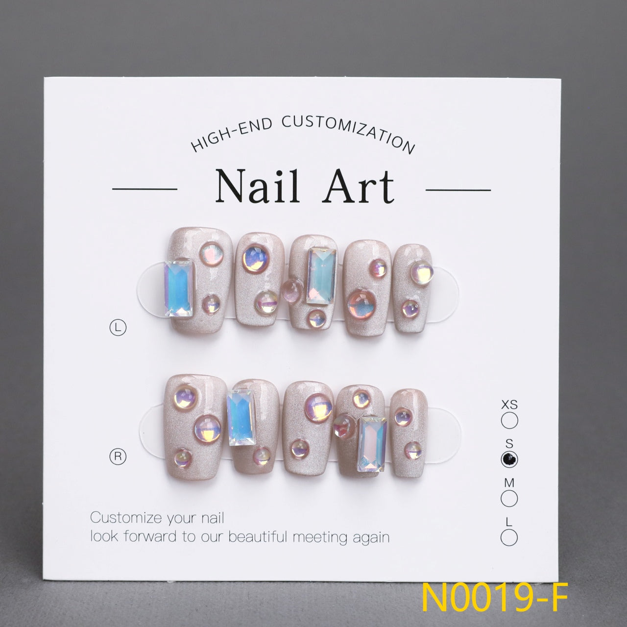 White Nail Wear Nail Art Reusable Press on Nails False Nails