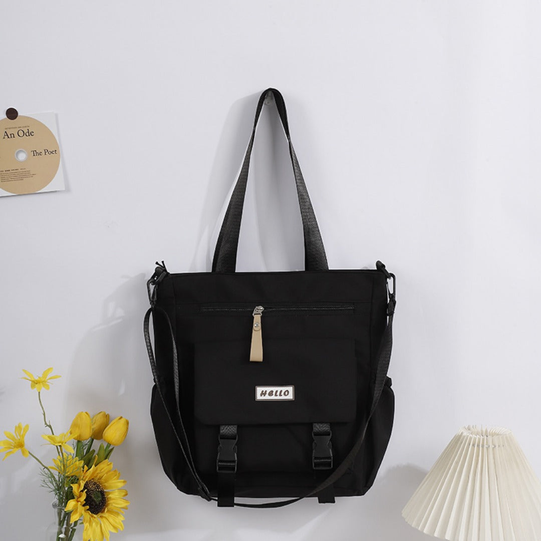 Casual fashion tote bag, stylish large capacity hobo bag, portable crossbody shoulder bag
