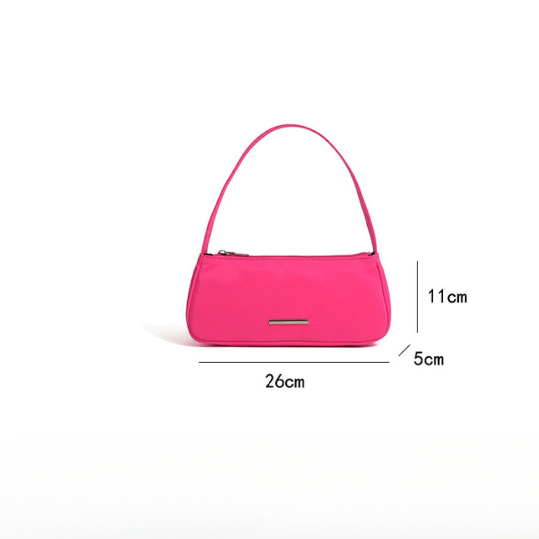 Summer Mini Women's Shoulder Bag – Stylish Nylon Oxford Cloth Underarm Bag, Fashionable & Versatile Baguette Bag hobo