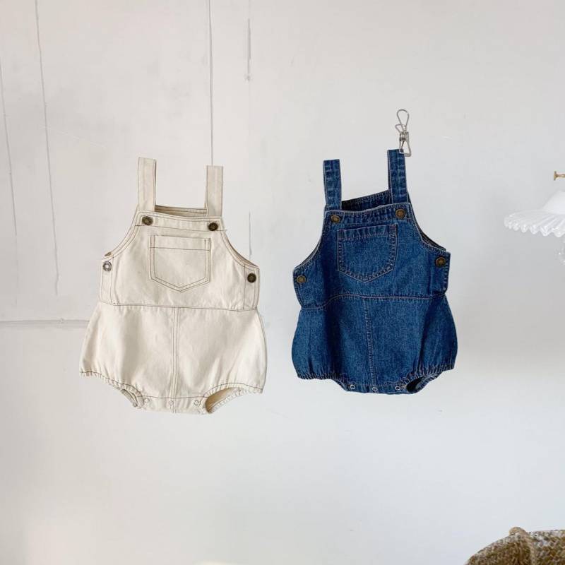 Bib Shorts All-match Korean  Western Style Denim Jumpsuit