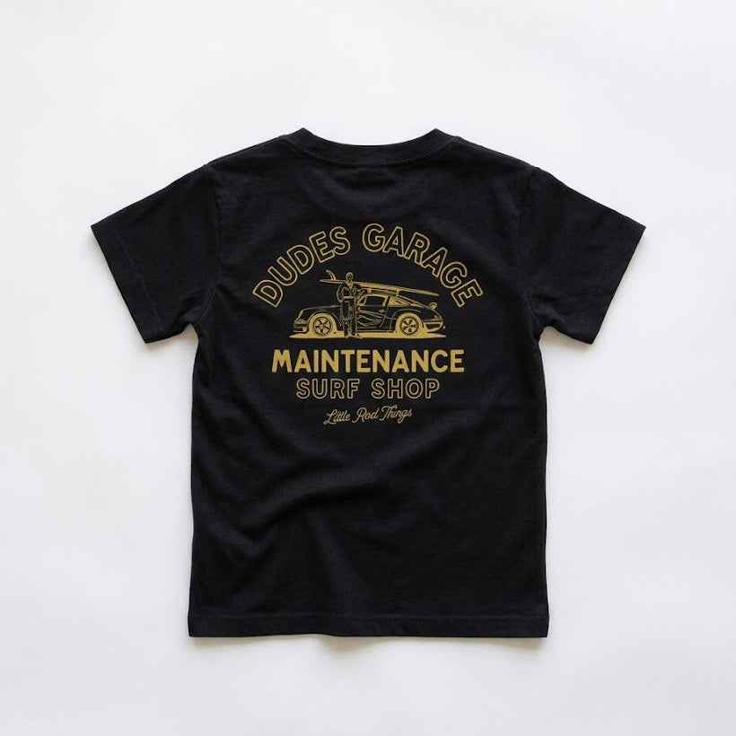 DUDES GARAGE TEE - BLACK