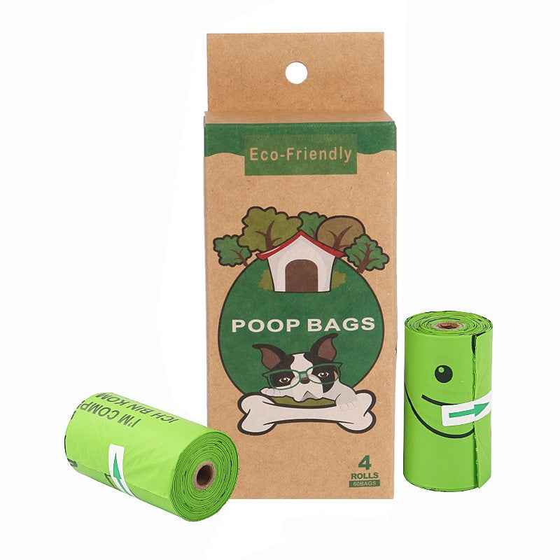 Biodegradable Pet Waste Bags Corn Starch PLA Degradable Poop Bags