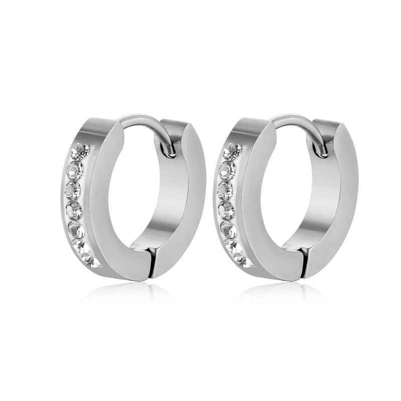 Women's Classics Silvertone Large Hoop Earrings Sports Team Faux Leather Earrings  earingearringearringsHoop EarringsSilvertone Large Hoop EarringsWomen wardrobeWomen's Classics earrings
