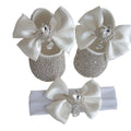 Photography Props And Headband Baby Toddler Shoes Soft Sole Suit