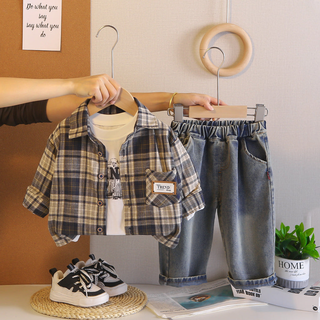 2026 Kids New Casual Trendy 3-Piece Set