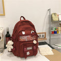 Elegant Female Backpack For Teenager Girls And Women Cute Fashionable Book Schoolbag And Laptop Bag