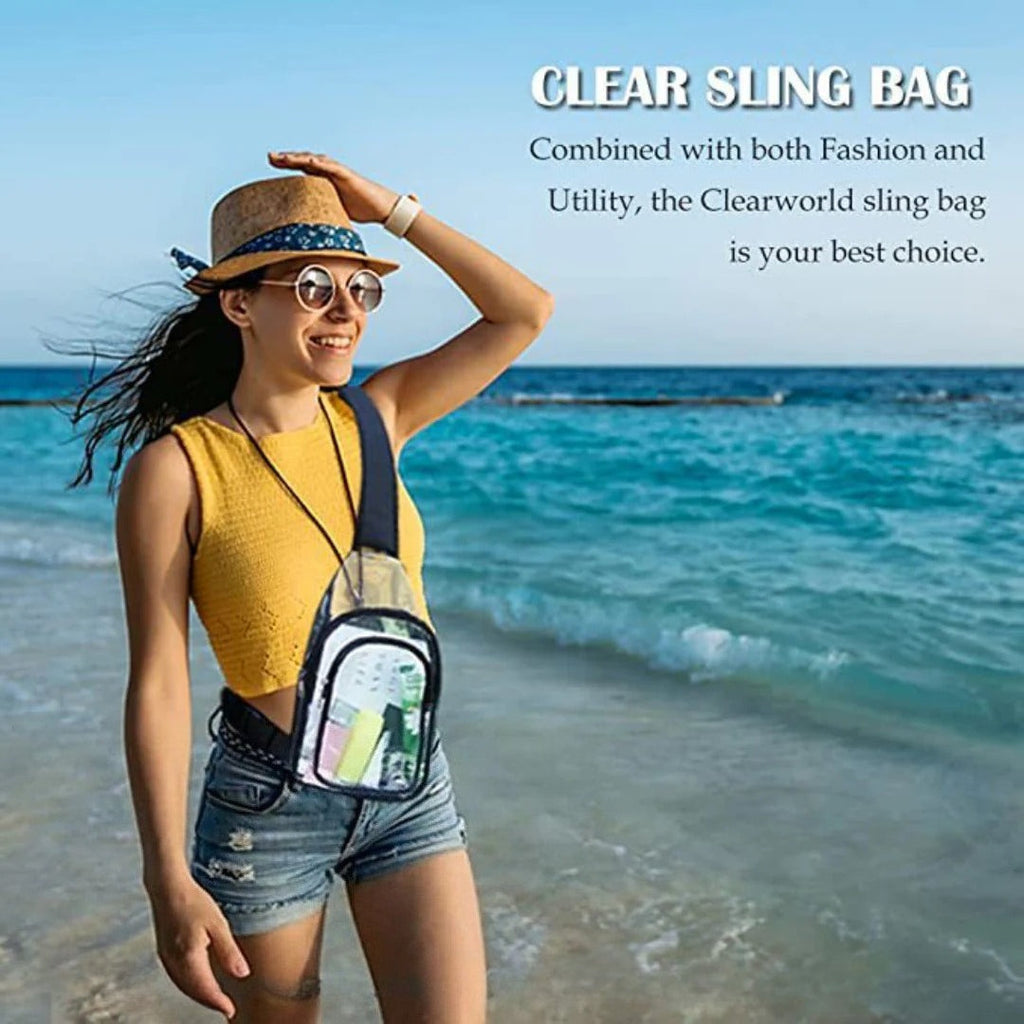 PVC transparent shoulder chest bag, outdoor travel backpack, gymnasium visual bag shoulder crossbody bag, transparent fanny pack, fanny pack crossbody,