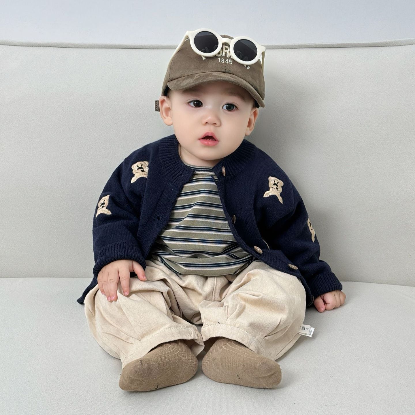 Autumn Fashion Knitted Cardigan Cute Kids Coat