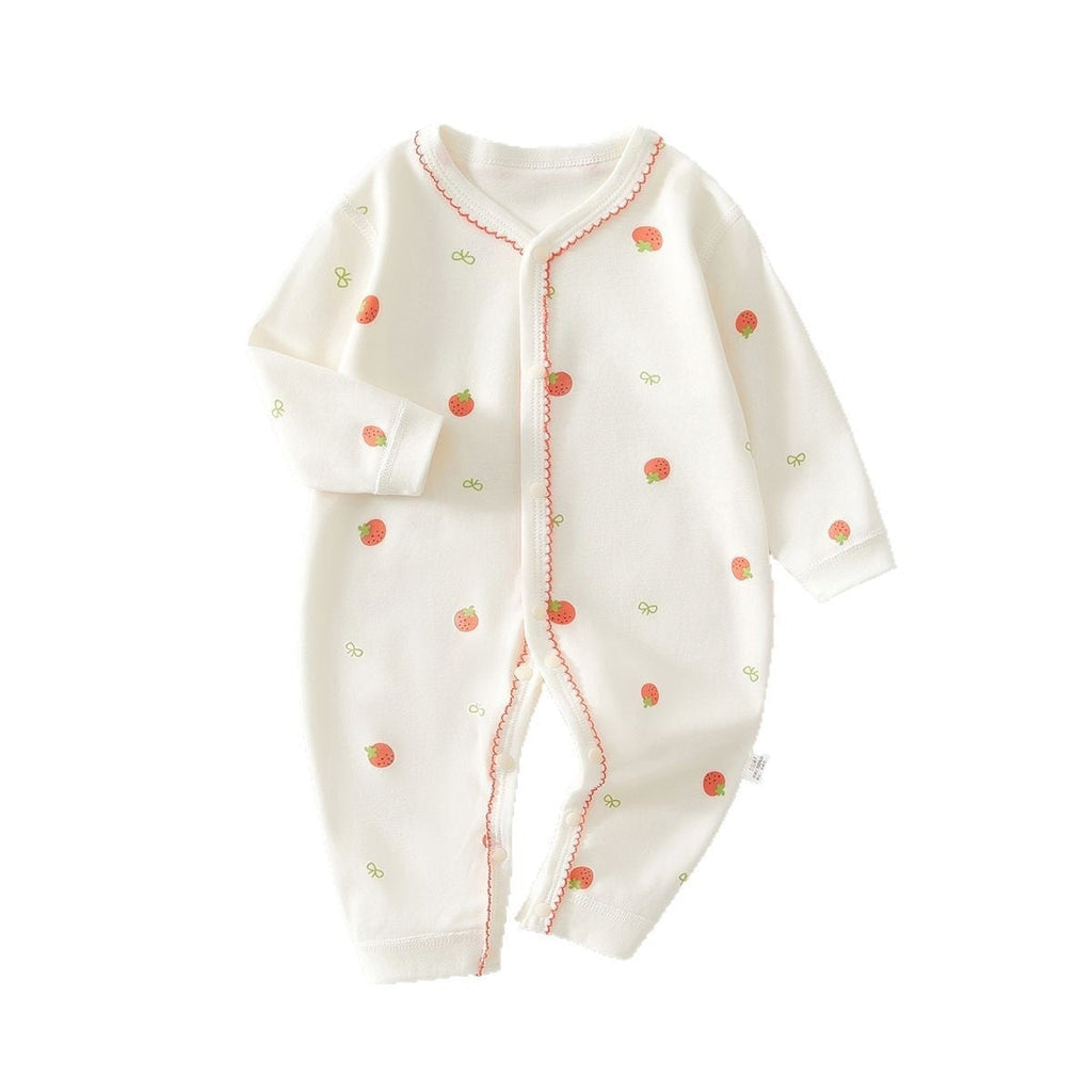 Pure Cotton Long-sleeve Baby Bodysuit