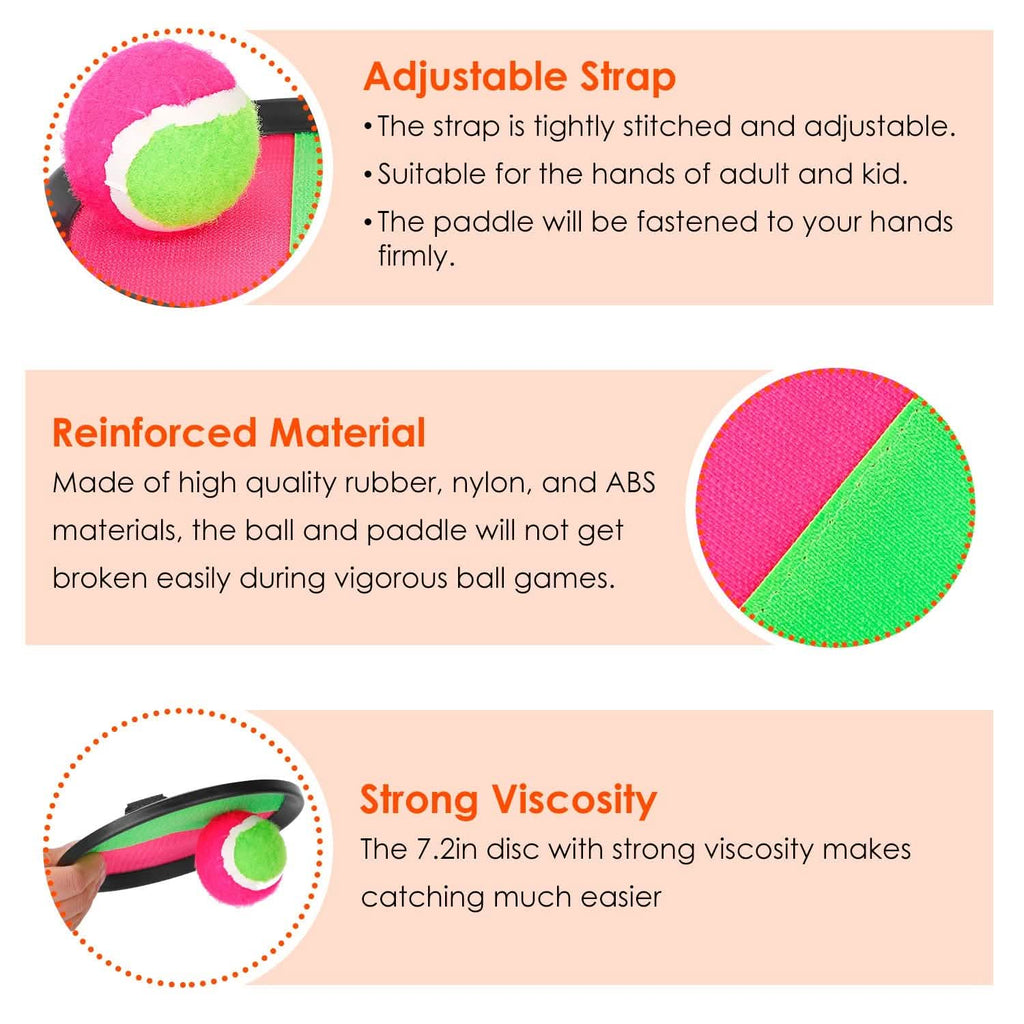 9-Piece Set: Toss and Catch Ball Throw
