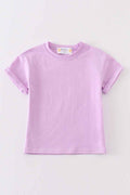 Premium Lilac basic T-shirt