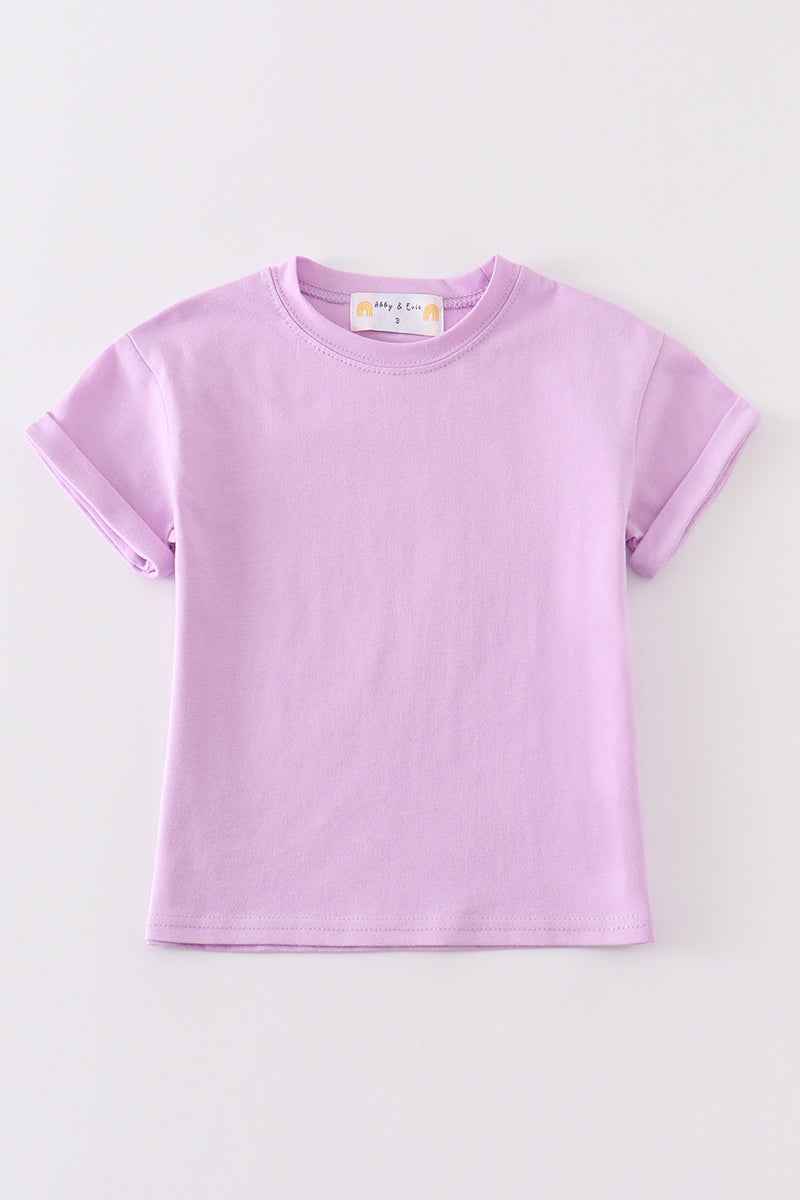 Premium Lilac basic T-shirt