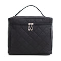 Folding mirror cosmetic bag, large capacity multi-functional toilet bag, travel waterproof storage bag,