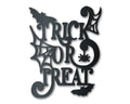 Metal Trick or Treat Wall Art | Halloween | Indoor Outdoor | Up to 36" | Over 20 Color Options