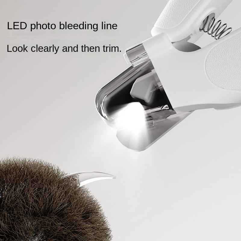 Dual-Function Pet Nail Clipper, Cat Nail Clippers, Dog Electric Nail Grinder, Multi-Functional Animal Nail Trimmer Tool