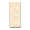 Unfinished Wood Etched Stop Light Shape | Paint By Line Crafts | up to 30" DIY