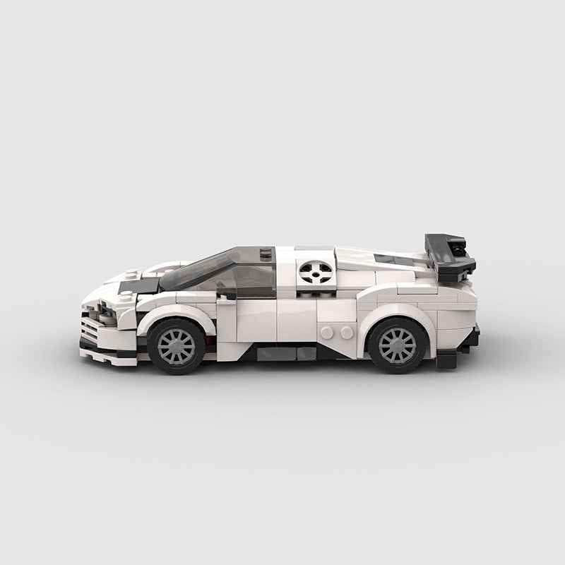 Built-up Block Series 8-grid Racing Model
