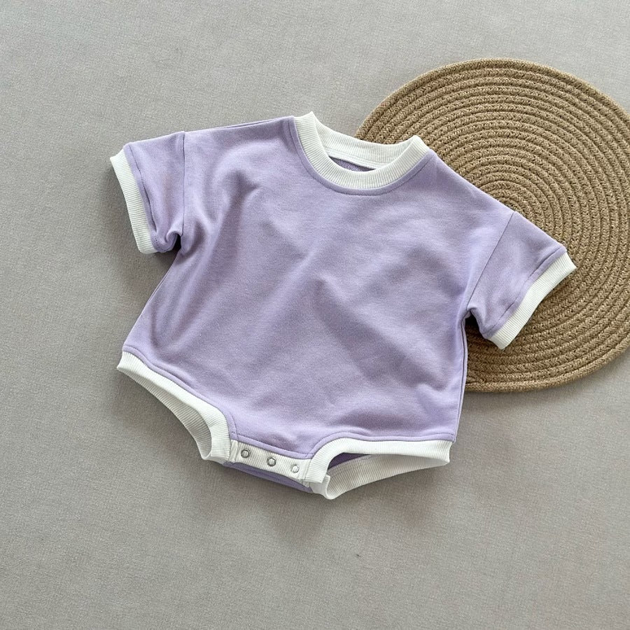 Loose-fitting Class A Cotton Onesie For Babies