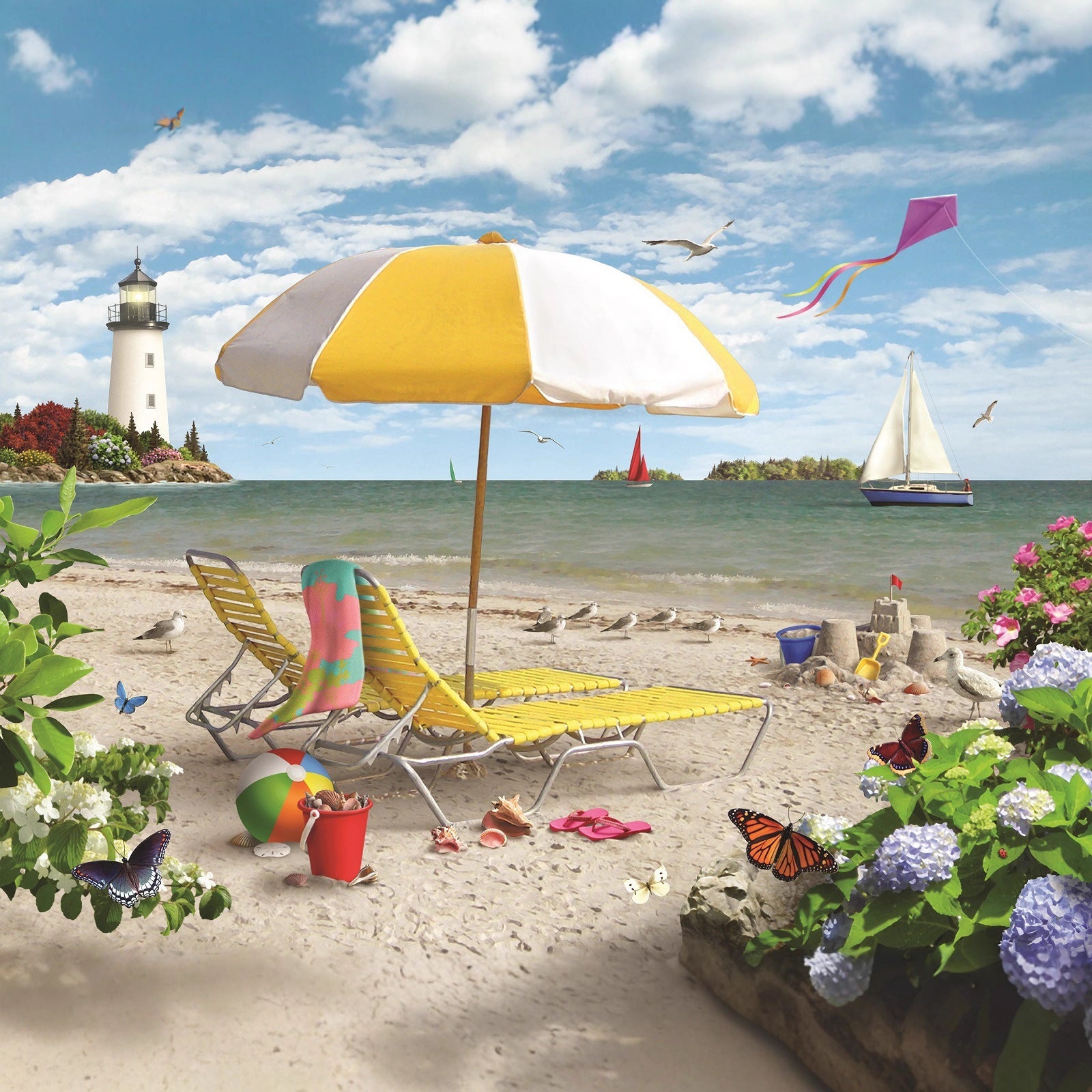 Oil Painting Animal Children's Toy Puzzle
