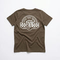 TIL DEATH DO WE RIDE TEE - BROWN