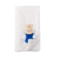 Soft Double-layered Thermal Blanket Textured Puffed Surface