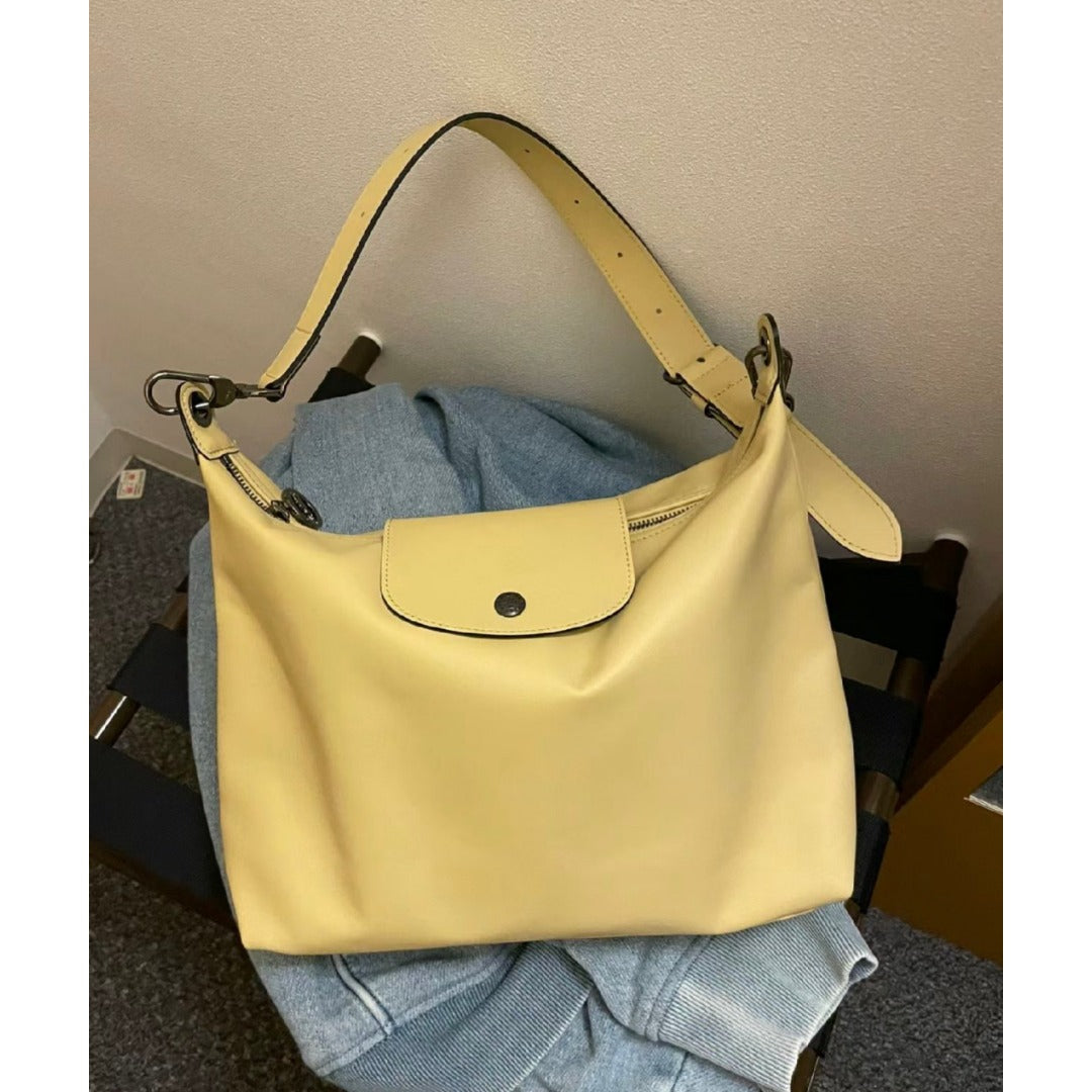 Hobo shoulder bag, boho grey women's bag, Crossbody shoulder bag, large capacity versatile women's hobo bag
