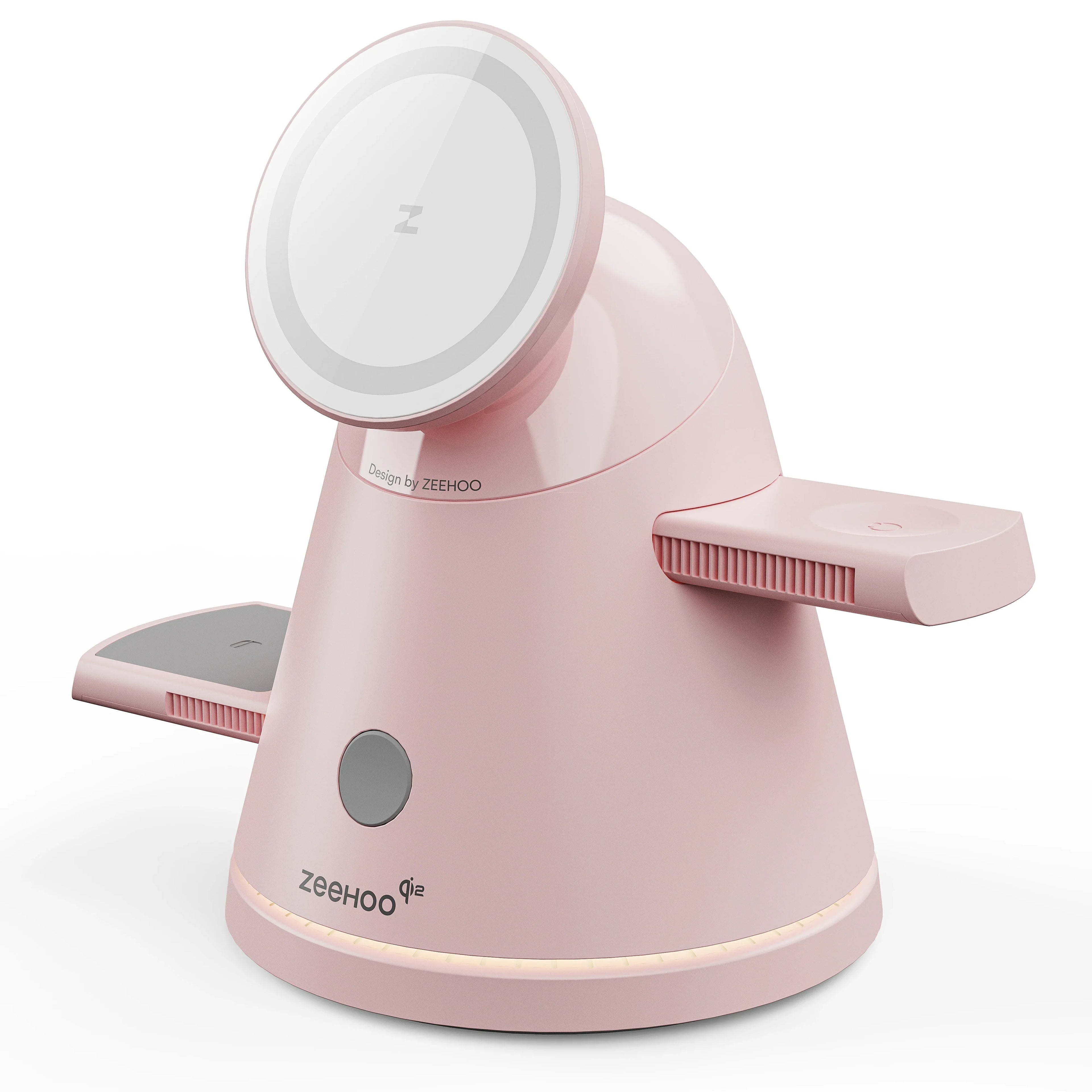 LuminoCore 4-in-1 Wireless Charging Station- Pink