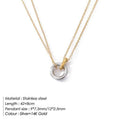 Double ring clavicle chain