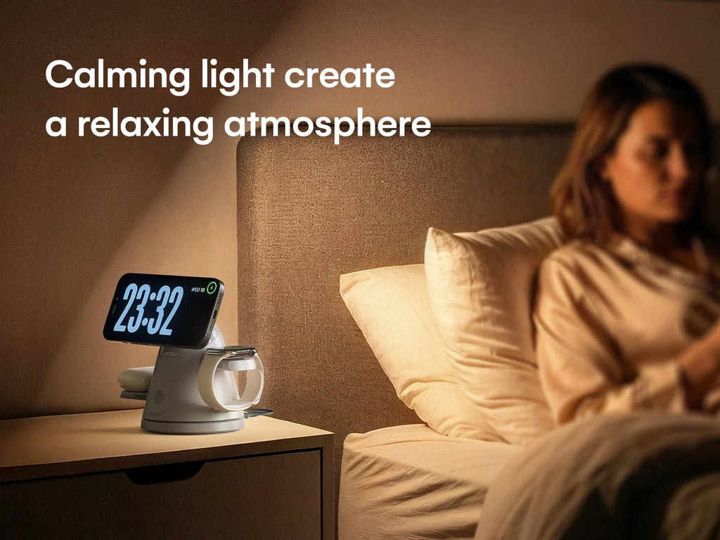 LuminoCore 4-in-1 Wireless Charging Station-Gery