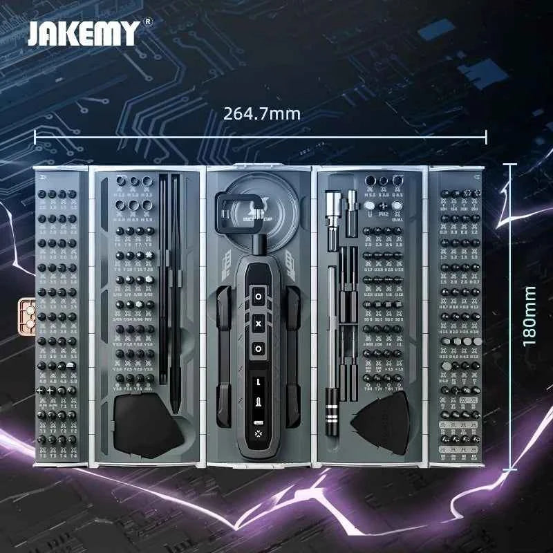 Vman Tools 180 in 1 with Blade Repair Tool Precision Magnetic Screwdriver Set with Tool Box Kit Electric Screwdriver Set