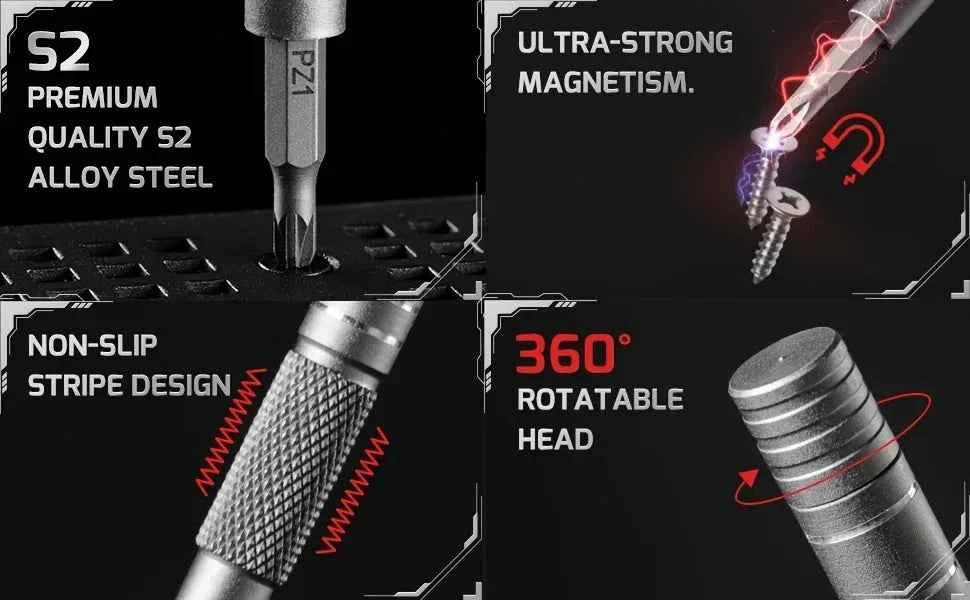 VMAN TOOLS 128 in 1 Multi Functional Screwdriver Set Portable Precision Hand Screw Drivers Kit Mobile Phone Repair Tools