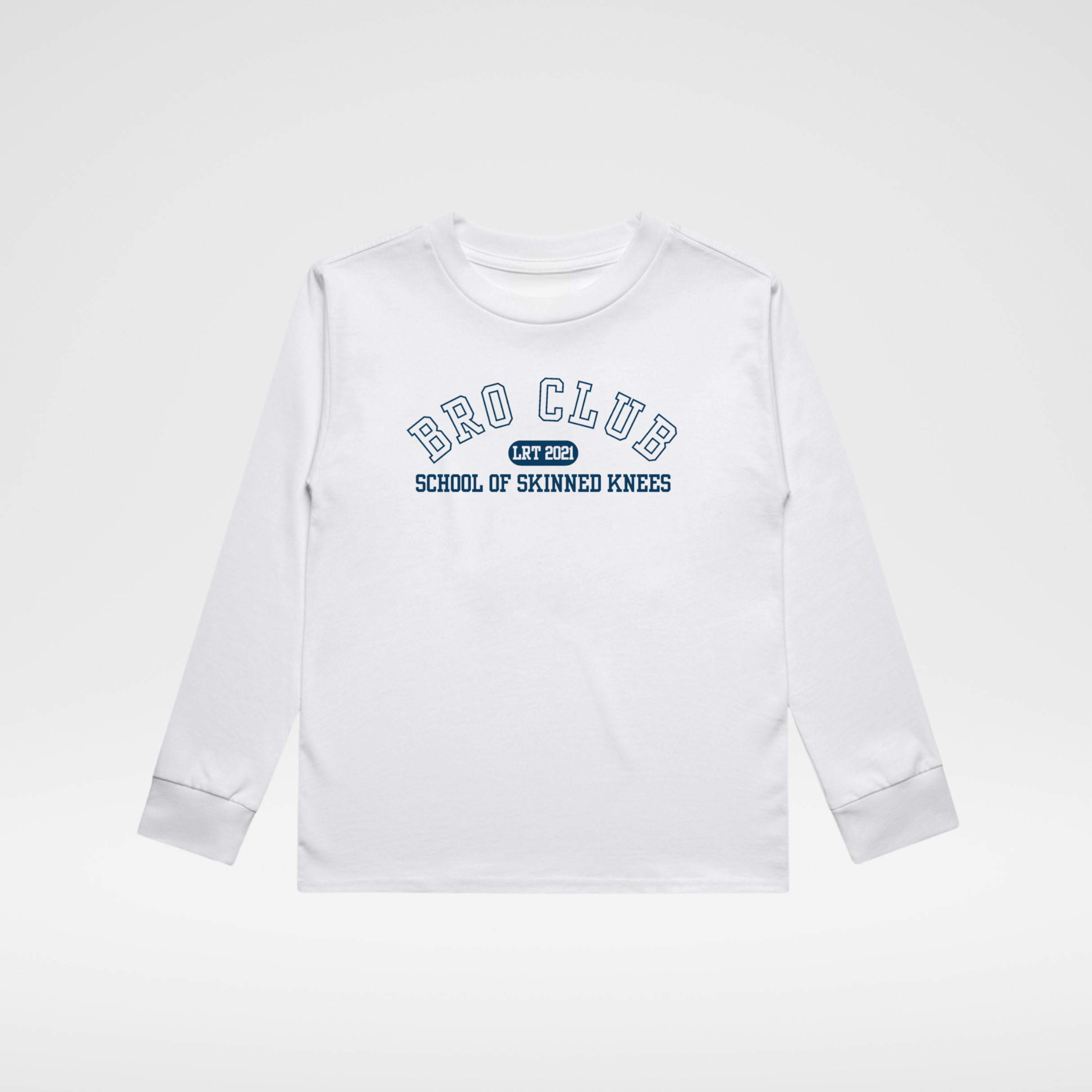 BRO CLUB LONG SLEEVE - WHITE