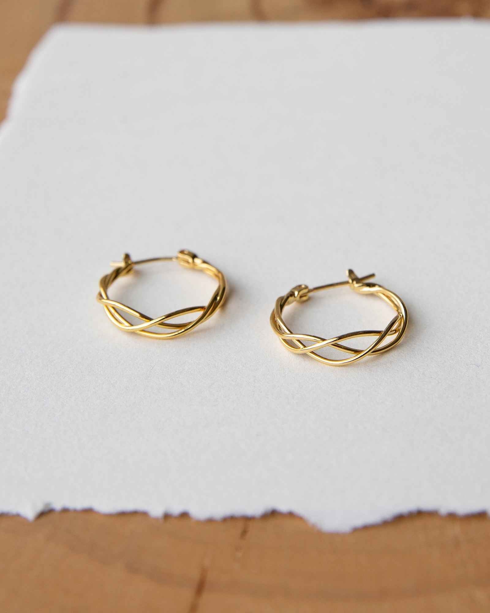 Braided Hoop Earrings