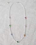 Silver Pop of Color Necklace