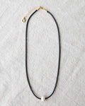 Pearl and Cord Necklace