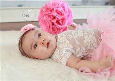 Infant Girl's Lace Bodysuit