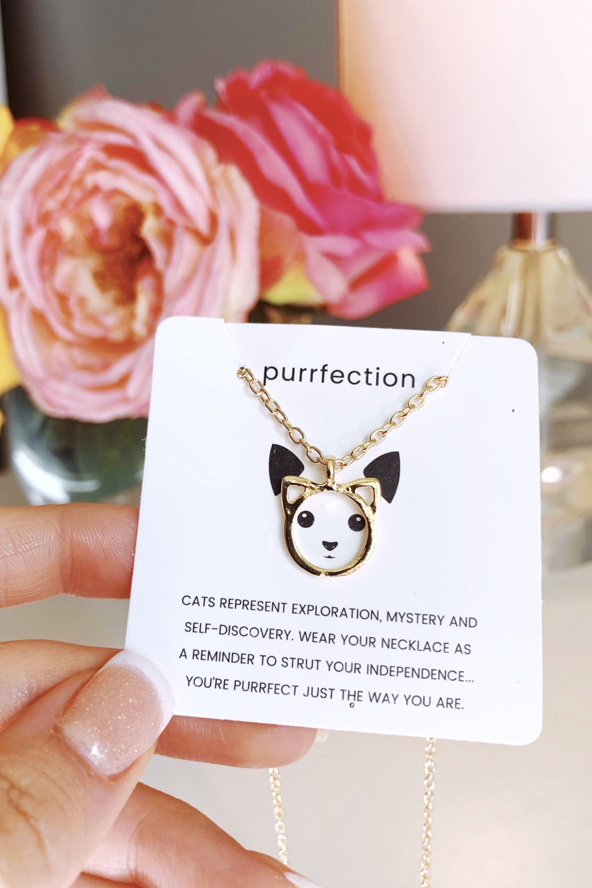 Purrrrrfection Kitten Necklace