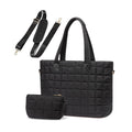 Mila Quilted Traveler Tote with Mini Clutch - EveryNest