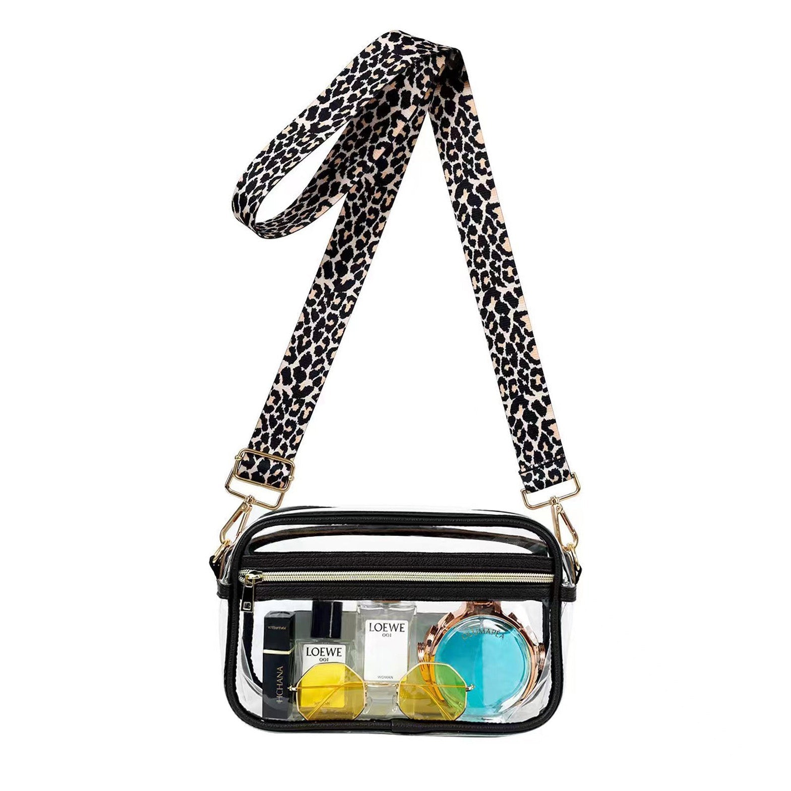 Kendall Leopard Stadium Camera Crossbody - EveryNest