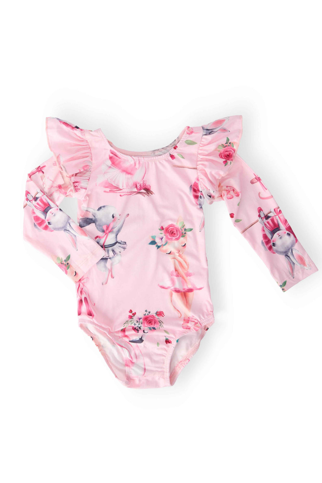 SALE Ballet Beauties L/S Flutter Sleeve Leotard