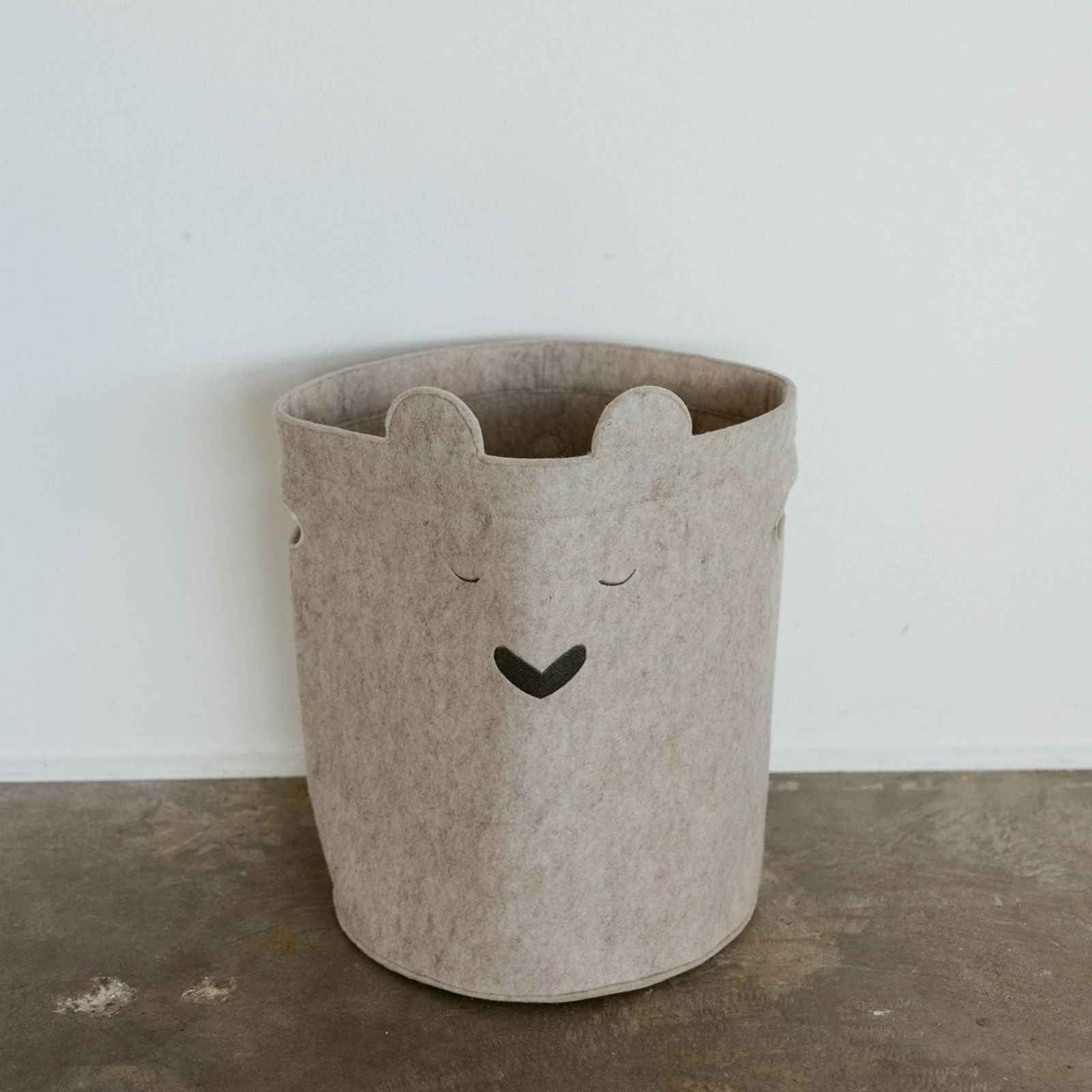 Bear Felt Laundry Hamper