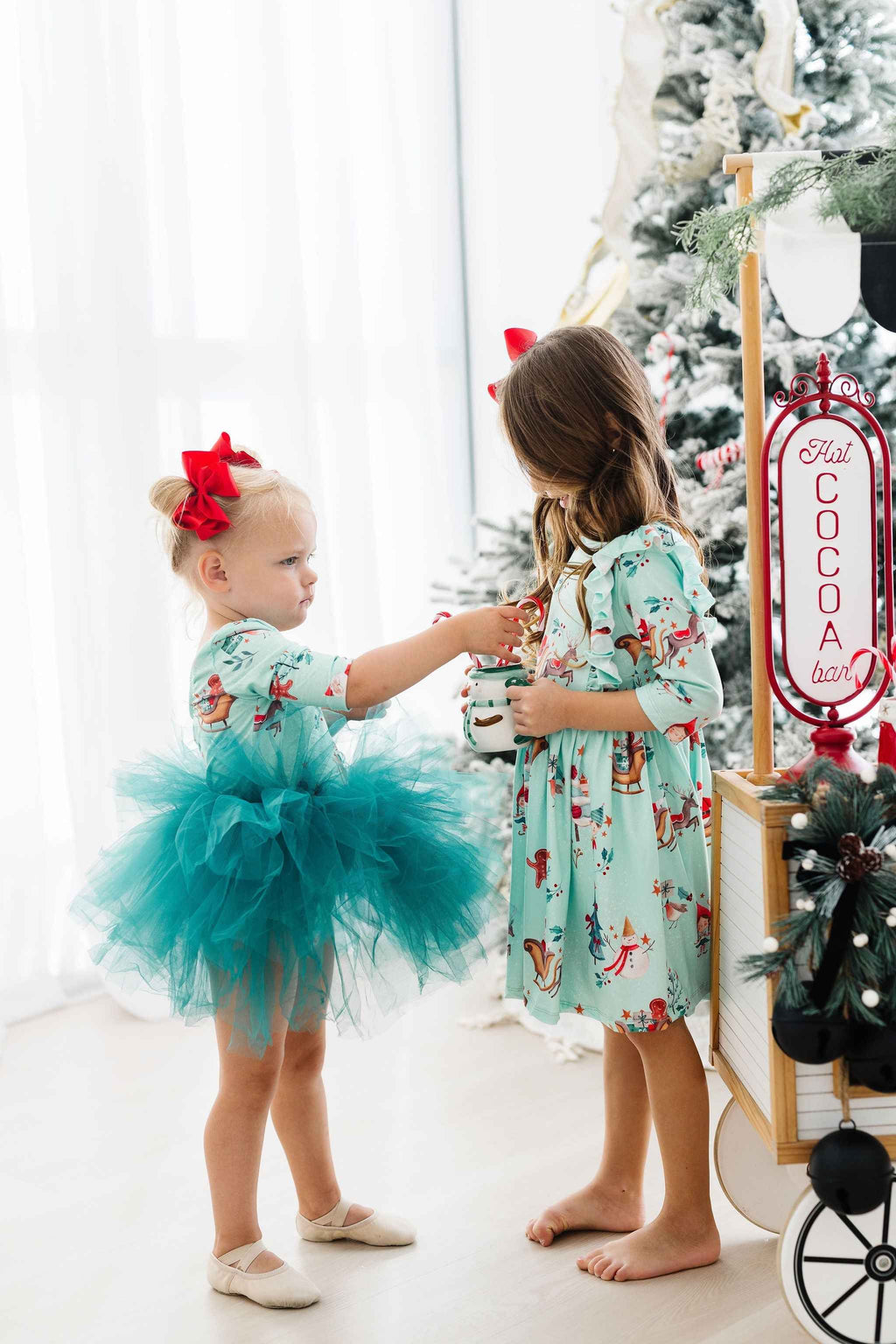 Believe in Your Elf 3/4 Tutu Leotard