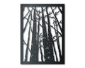 Birch Trees Metal Wall Art | Indoor Outdoor | Up to 46" | Over 20 Color Options