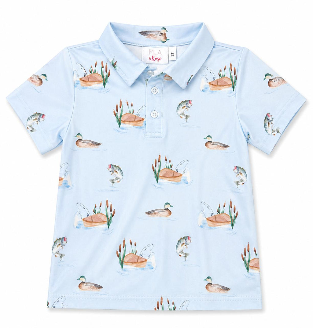 Boys Lake Day S/S Polo