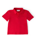 Boys Red S/S Polo