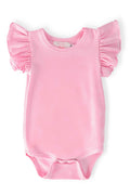 Bubblegum Pink S/S Flutter Bodysuit