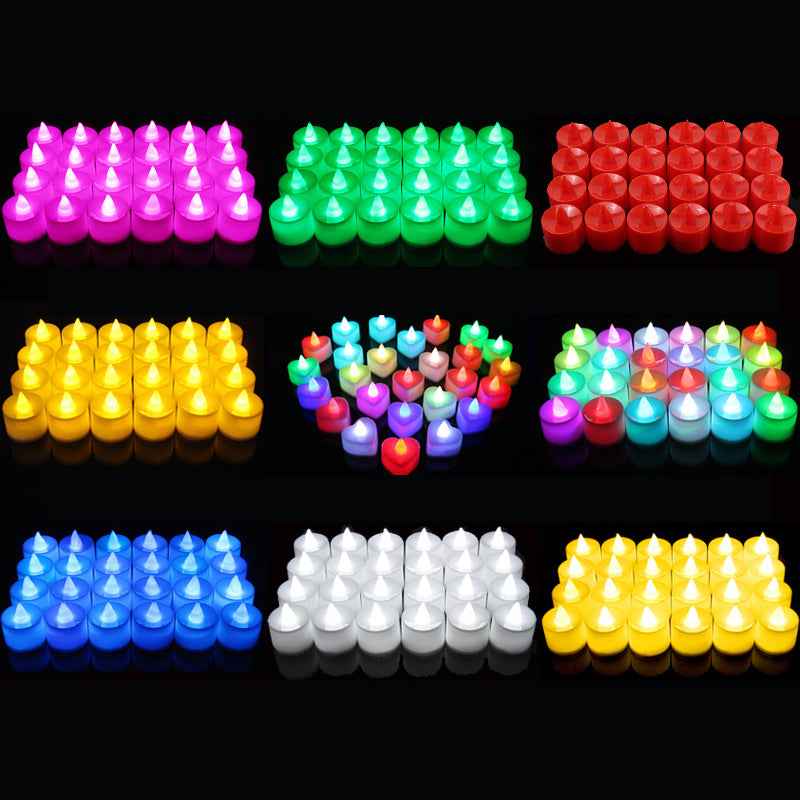 LED Electronic Candle Birthday Candle Light Wedding Picture Simulation Tea Wax Decoration Lantern Candle Light
