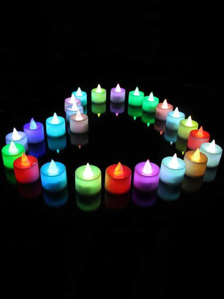 LED Electronic Candle Birthday Candle Light Wedding Picture Simulation Tea Wax Decoration Lantern Candle Light